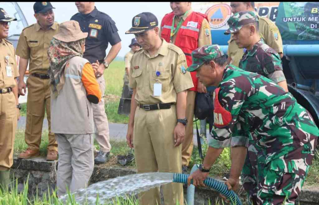 Serbuan Air Kodim 0720 Rembang, Atasi Lahan Kering&nbsp;Petani