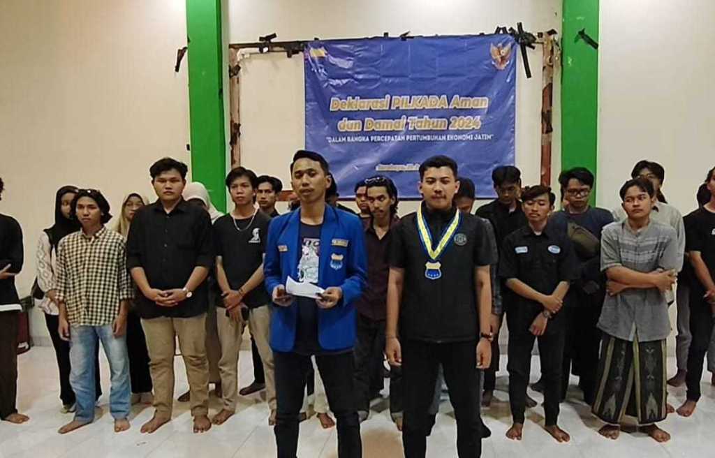 PMII Surabaya Deklarasikan Pilkada Damai, Dorong Pertumbuhan Ekonomi Jatim