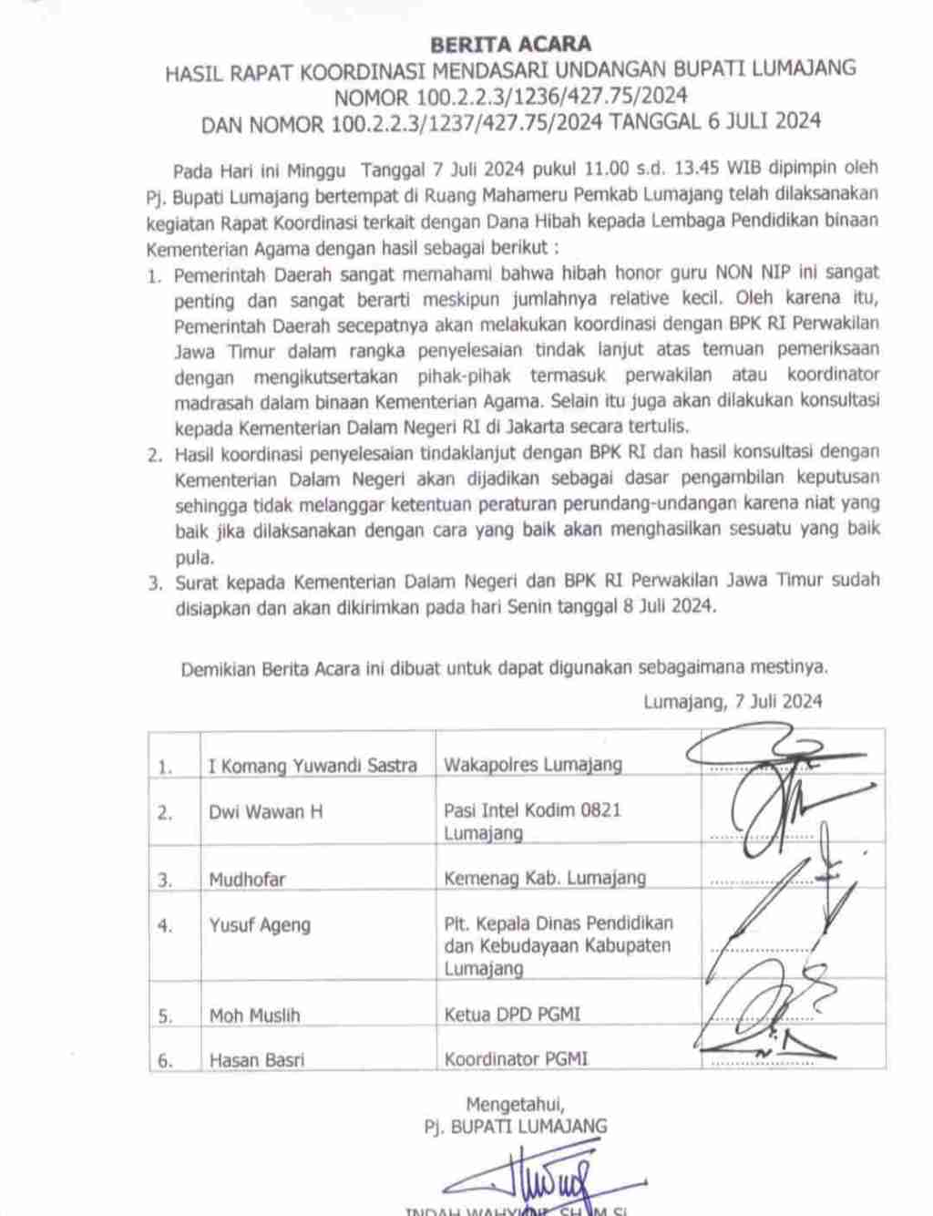 Dihujat dan Demo Batal, Ketua KKM Lumajang&nbsp;Mundur