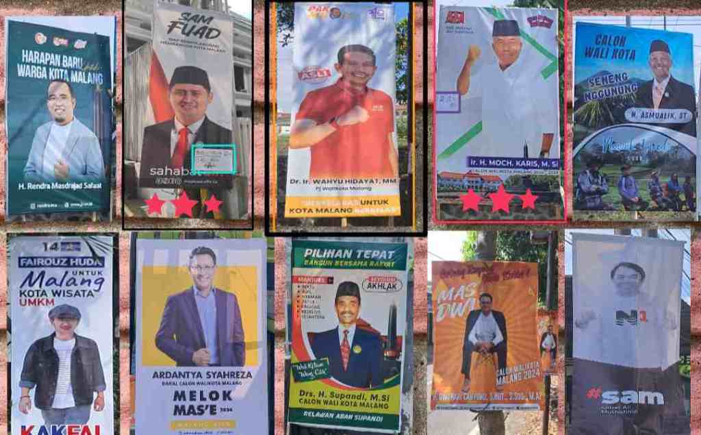 Adu Sakti Banner Calon Wali Kota Malang Paling Sportif Jelang Pilwali&nbsp;2024