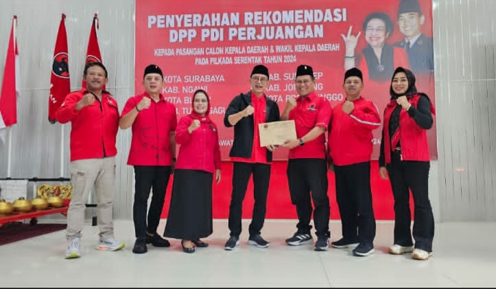 7 Paket Calon di Pilkada Jatim Rekom DPP PDIP Terbit, Munjidah-Sumrambah Hingga Ery-Armuji