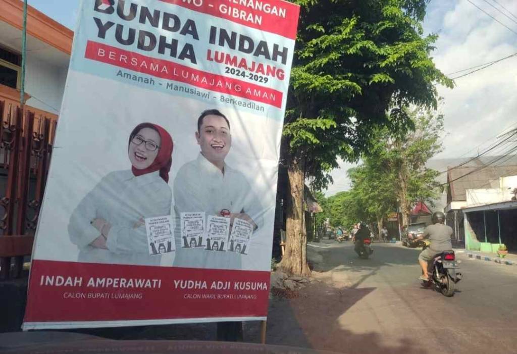 Banner Bacabup Bunda Indah Ditempeli Selebaran&nbsp;Fitnah