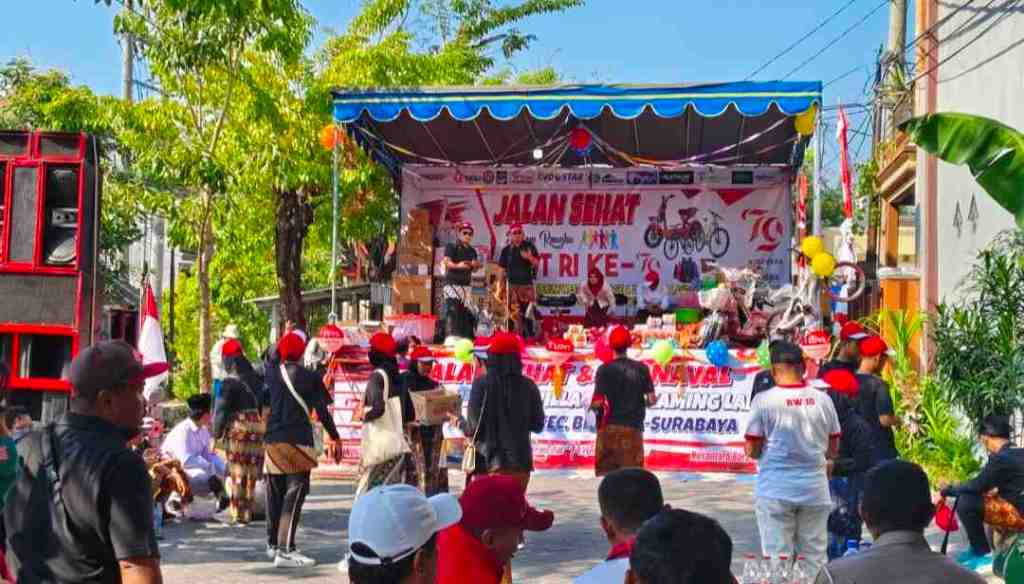 79 UMKM Warnai Karnaval HUT ke-79 RI di Griya Benowo&nbsp;Indah